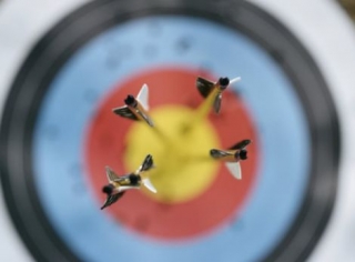 Essayer le tir a l arc au parc de loisir de Foncourte